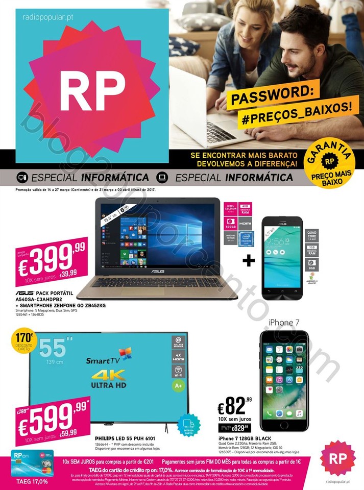 Antevisão Folheto RADIO POPULAR Promoções de 14