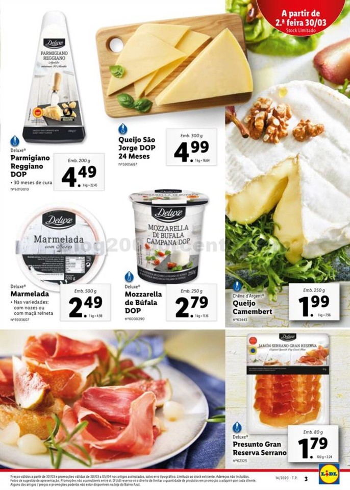 Antevisão Folheto LIDL Promoções de 30 março a