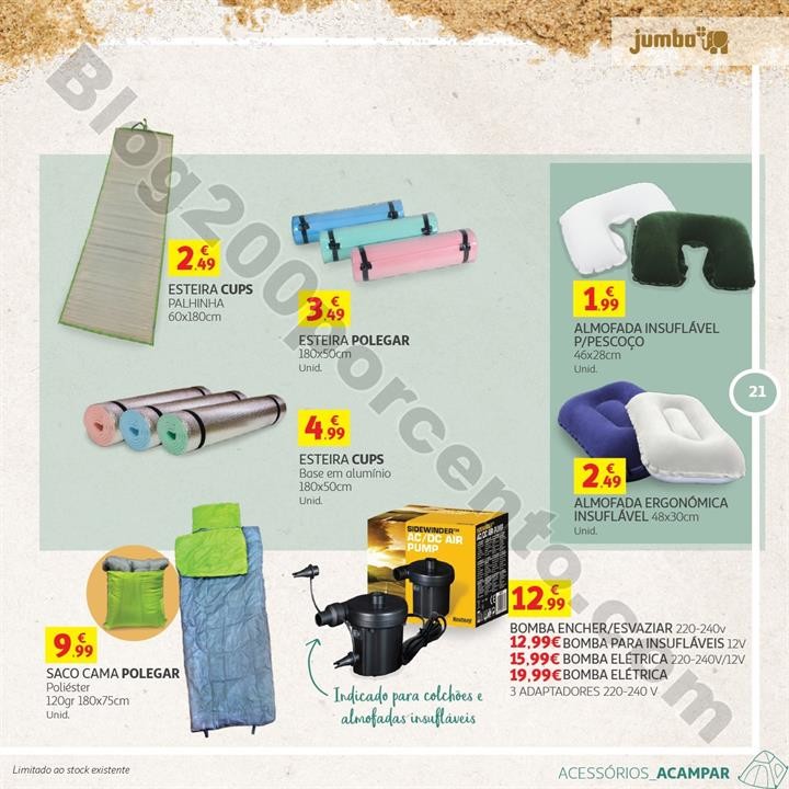 Especial Praia e Campismo JUMBO Promoções de 10 