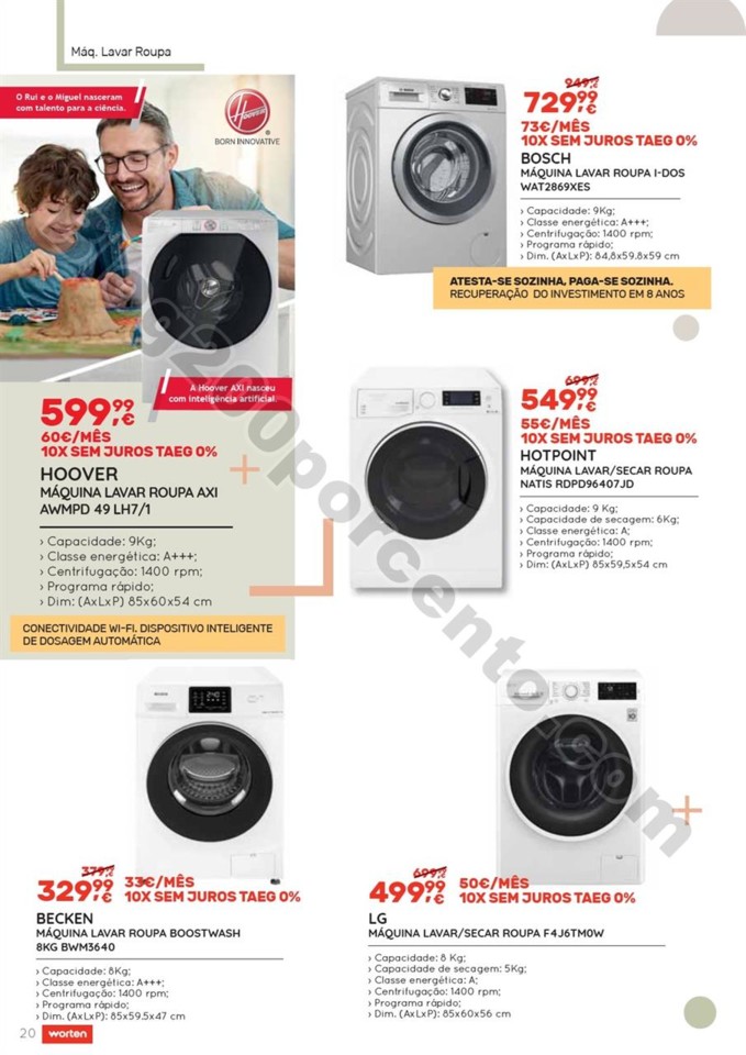 Antevisão Folheto WORTEN cozinhas promoções de 