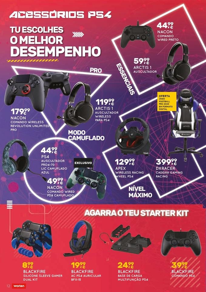 Antevisão Folheto WORTEN Gamer Promoções até 1