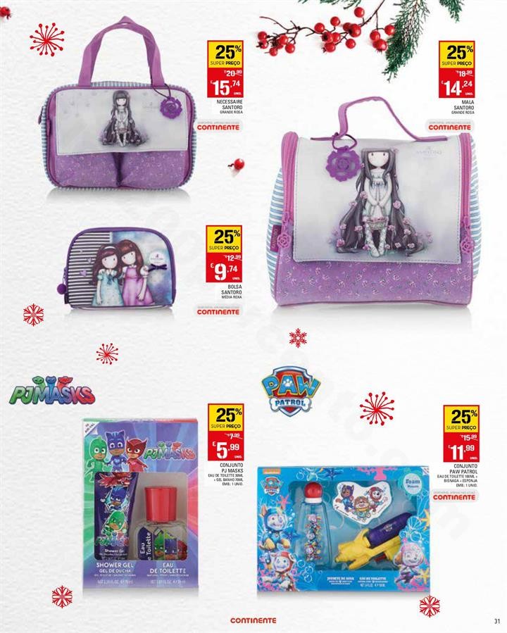 Natal em beleza CONTINENTE 29 outubro a 15 novembr