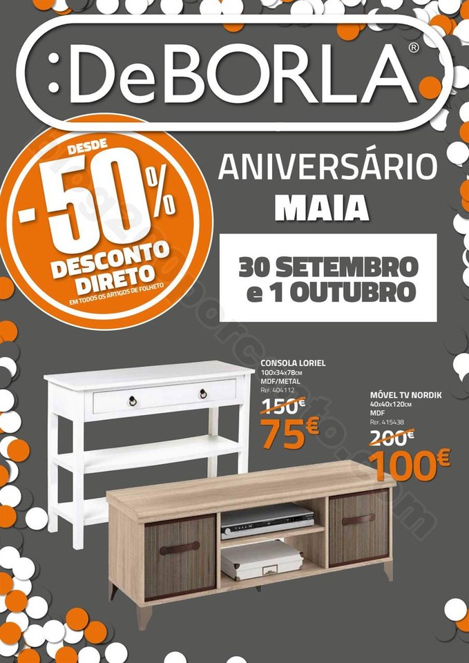 Antevisão Folheto DE BORLA Aniversário Maia de 3