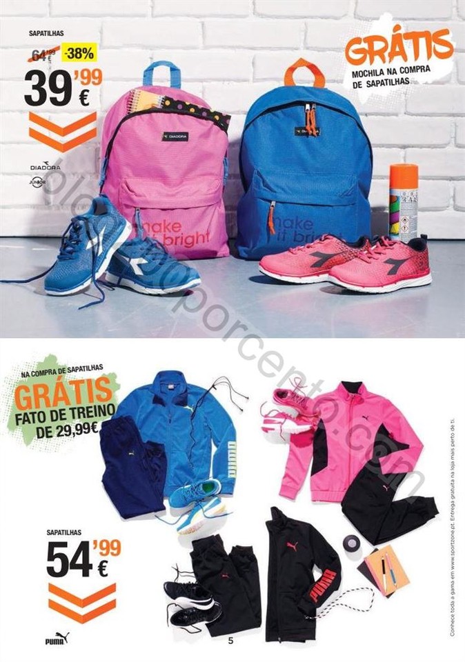 Novo Folheto SPORT ZONE Back to School II 17 agost