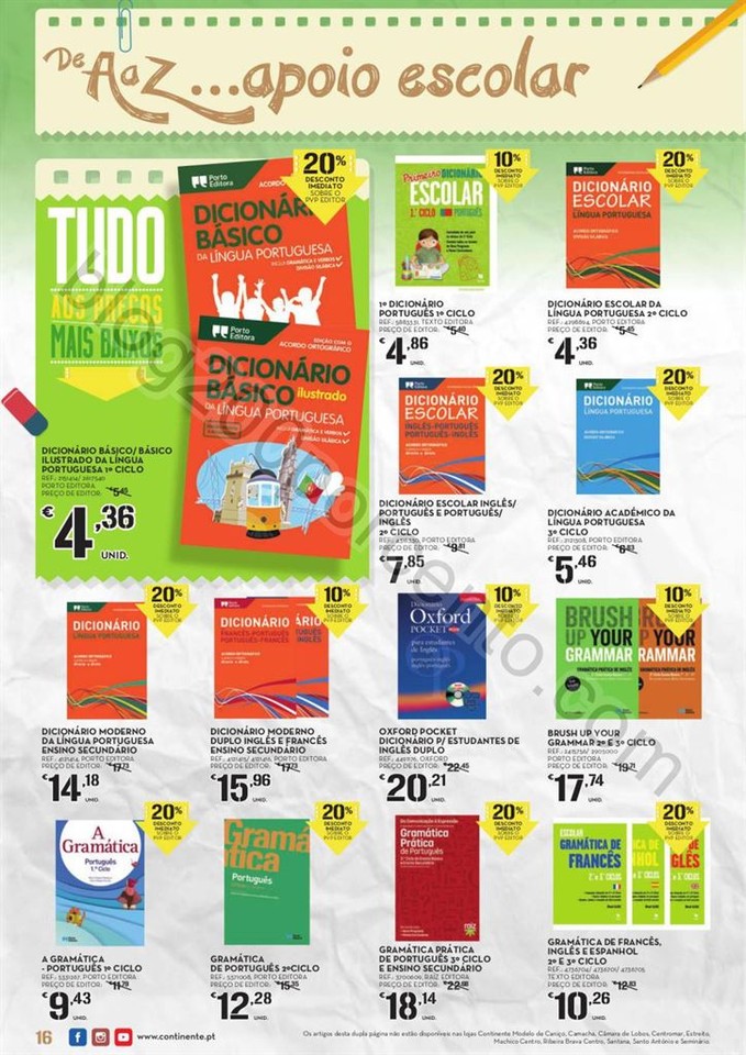 Antevisão Folheto MODELO Madeira Regresso às aul