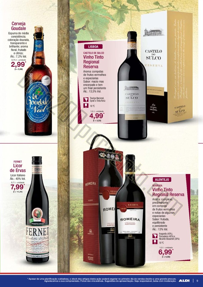 Antevisão Folheto ALDI Promoções a partir de 9 