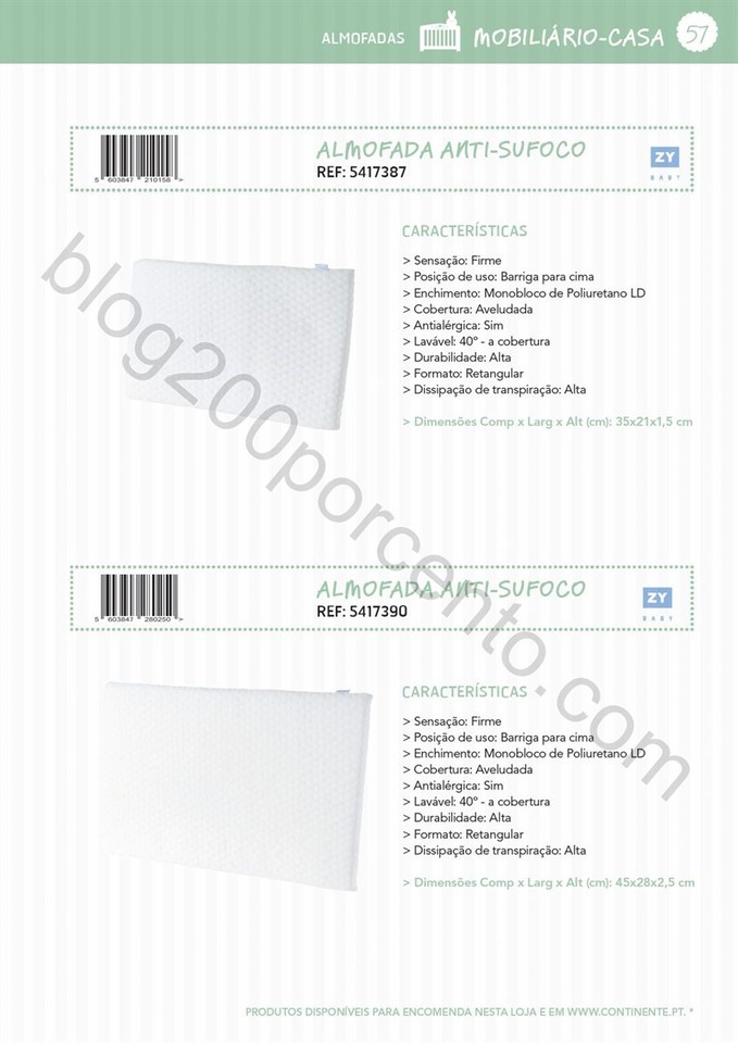 Catálogo técnico puericultura CONTINENTE Promoç