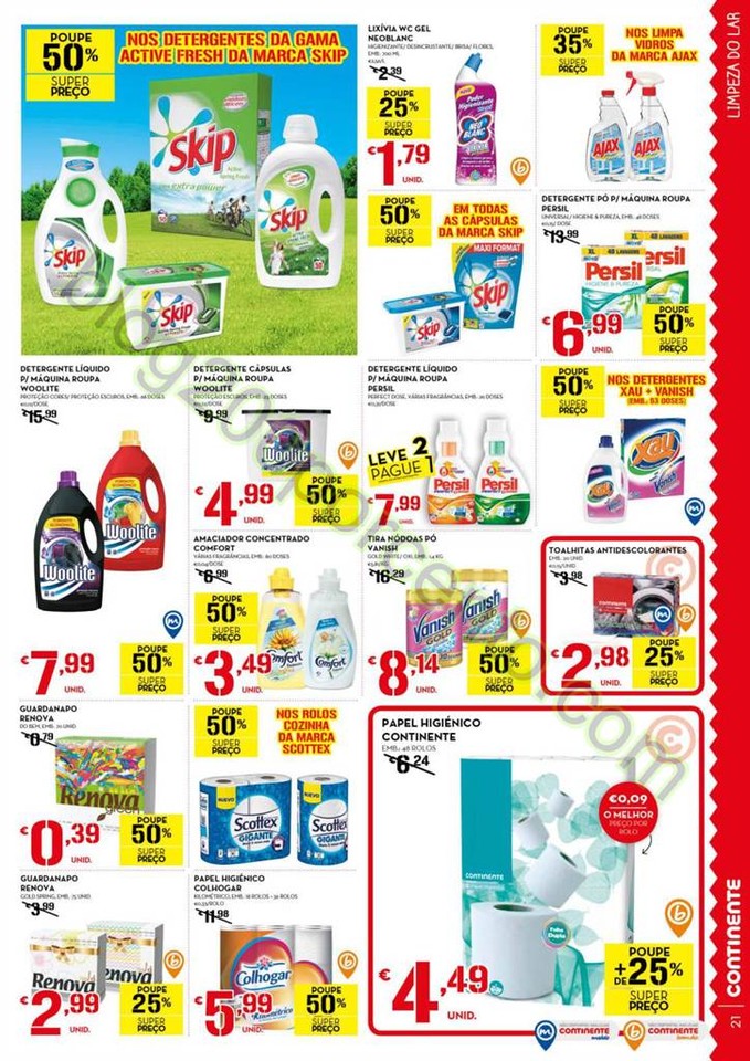 Antevisão Folheto CONTINENTE Promoções de 5 a 1