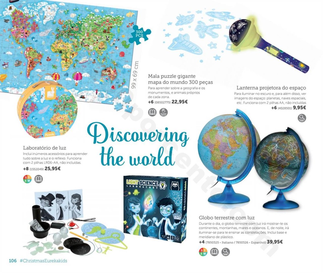 Antevisão Folheto Brinquedos EUREKAKIDS Natal 201