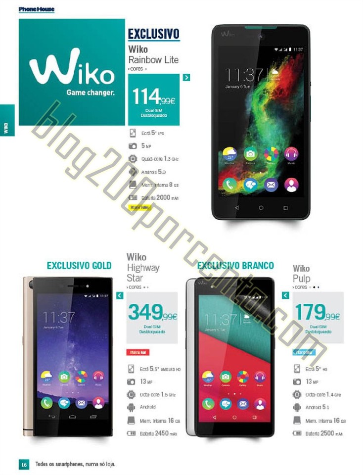 Novo Folheto PHONE HOUSE Natal promoções de 30 n