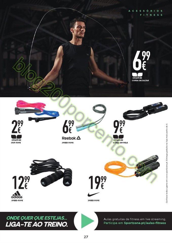 Novo Folheto SPORT ZONE Promoções até 31 outubr