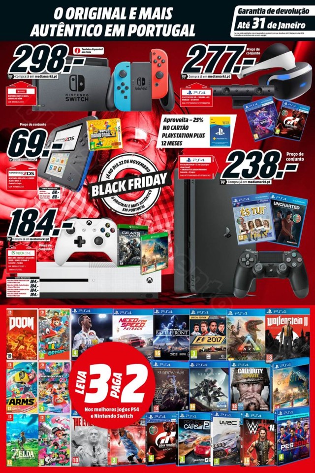 Antevisão Folheto MEDIA MARKET Black Friday promo