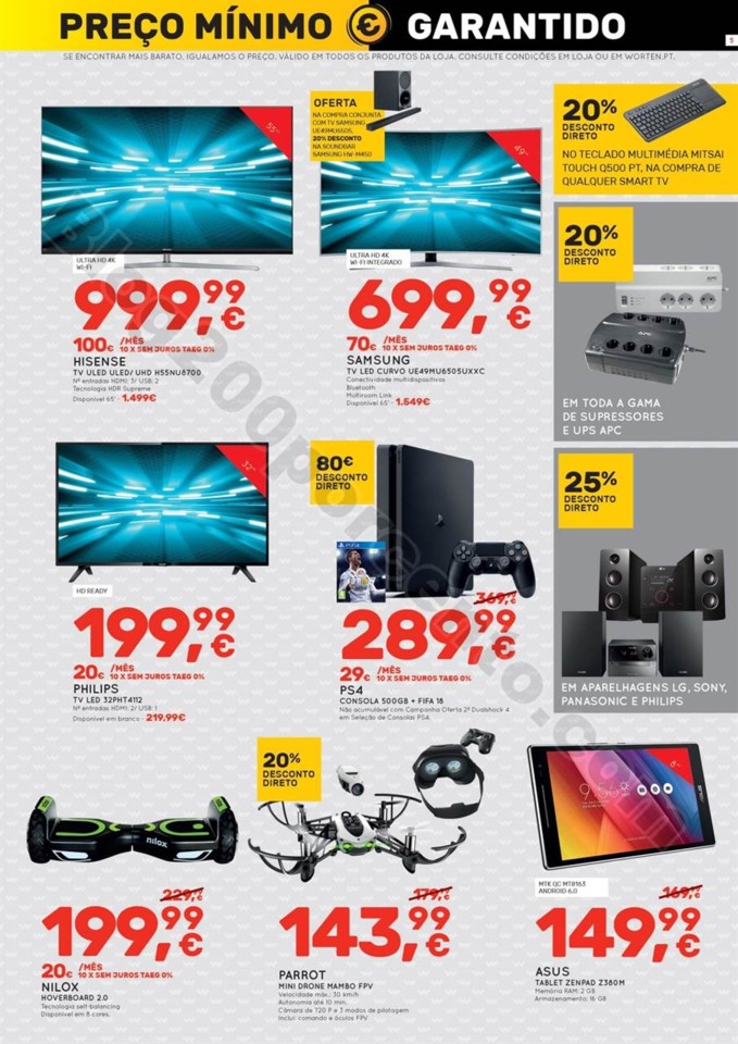 Antevisão Folheto WORTEN Promoções de 15 a 28 m