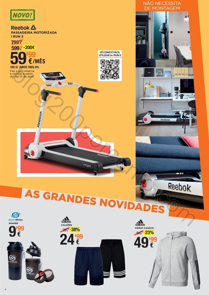 Antevisão Folheto SPORT ZONE Fitness de 30 março