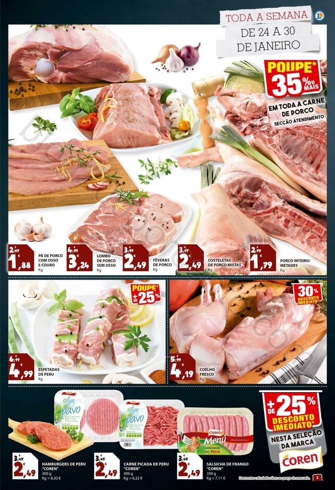 Antevisão Folheto E-LECLERC Promoções de 24 a 3