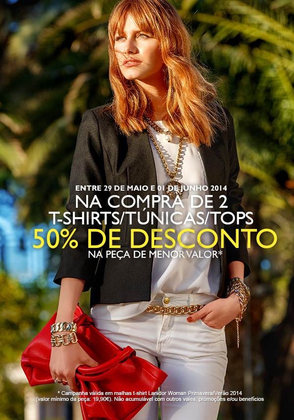 50% de desconto LANIDOR de 29 maio a 1 junho