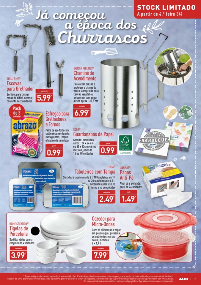Antevisão Folheto ALDI Promoções a partir de 3 