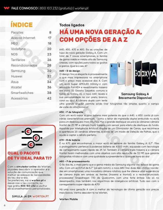 Antevisão Folheto WORTEN Mobile Promoções de 27