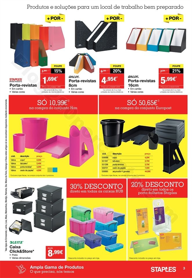 Antevisão Folheto STAPLES 29 janeiro a 13  fevere