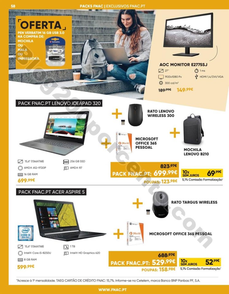 Antevisão Folheto FNAC Regresso às aulas promoç