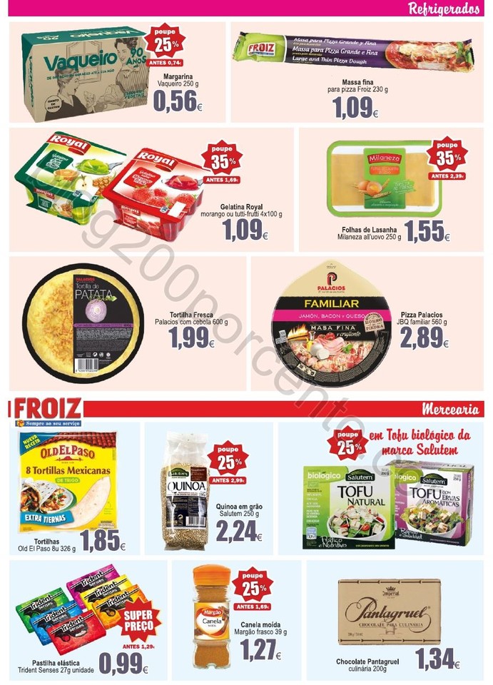 Antevisão Folheto FROIZ Promoções de 12 a 27 ab