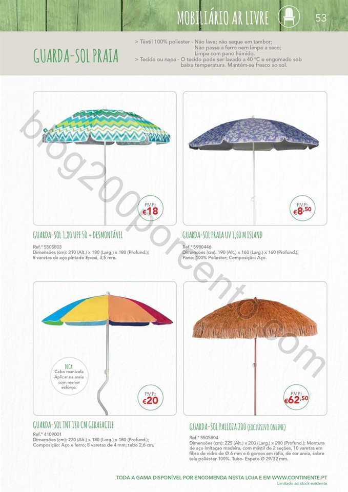 Novo Folheto CONTINENTE Ar Livre até 15 agosto p5