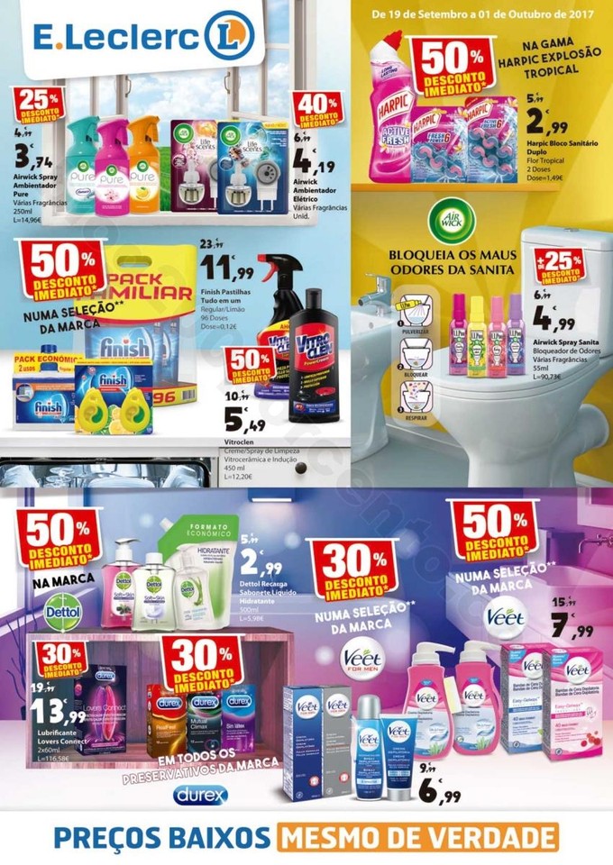 Novo Folheto Extra E-LECLERC Promoções de 19 set