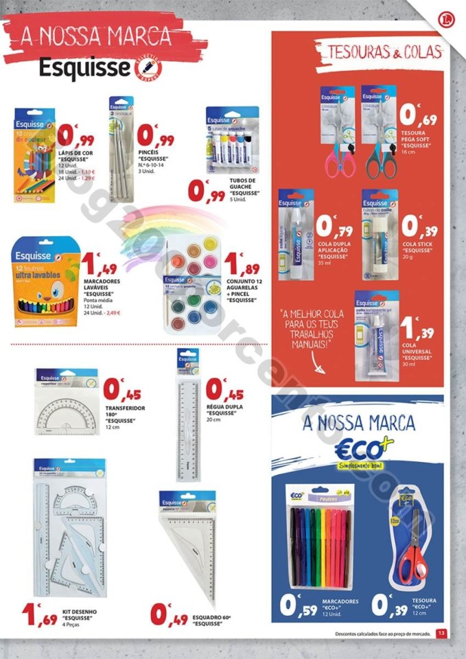 Antevisão Folheto E-LECLERC Regresso às aulas p