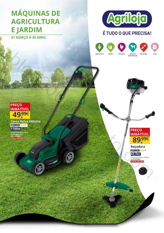 Antevisão Folheto AGRILOJA Especial Jardim de 1 m