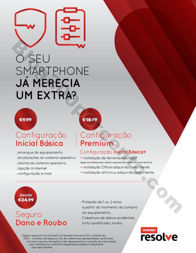 Antevisão Folheto WORTEN mobile promoções de 4 