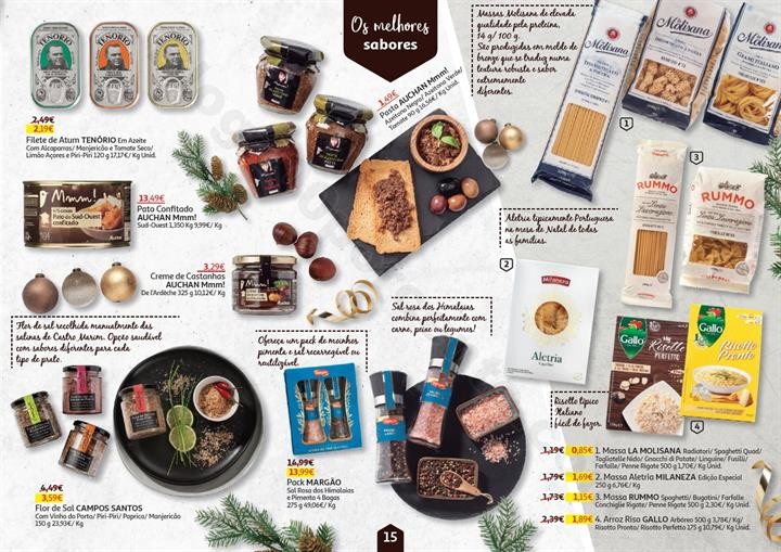 Antevisão Folheto AUCHAN Natal Gourmet Promoçõe