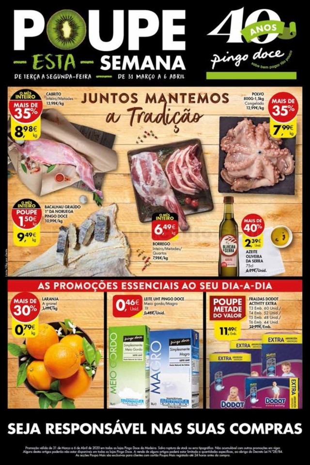 Antevisão Folheto PINGO DOCE Madeira Pomoções d
