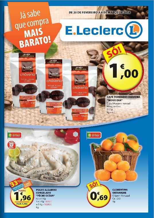 Antevisão folheto | E-LECLERC | Nacional de 25 fevereiro a 4 março