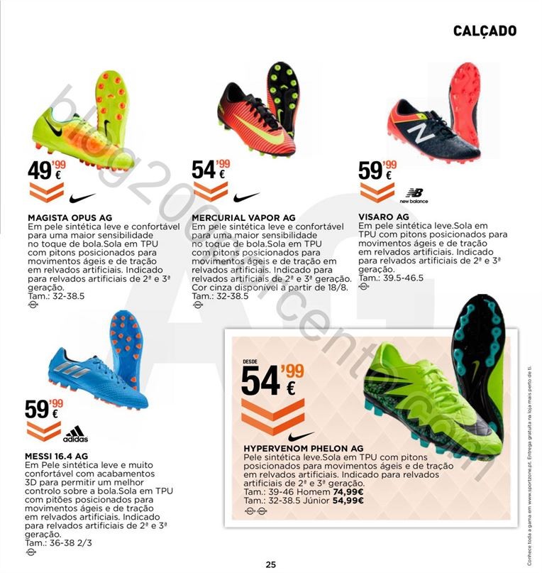 Novo Folheto SPORT ZONE Especial Futebol promoçõ