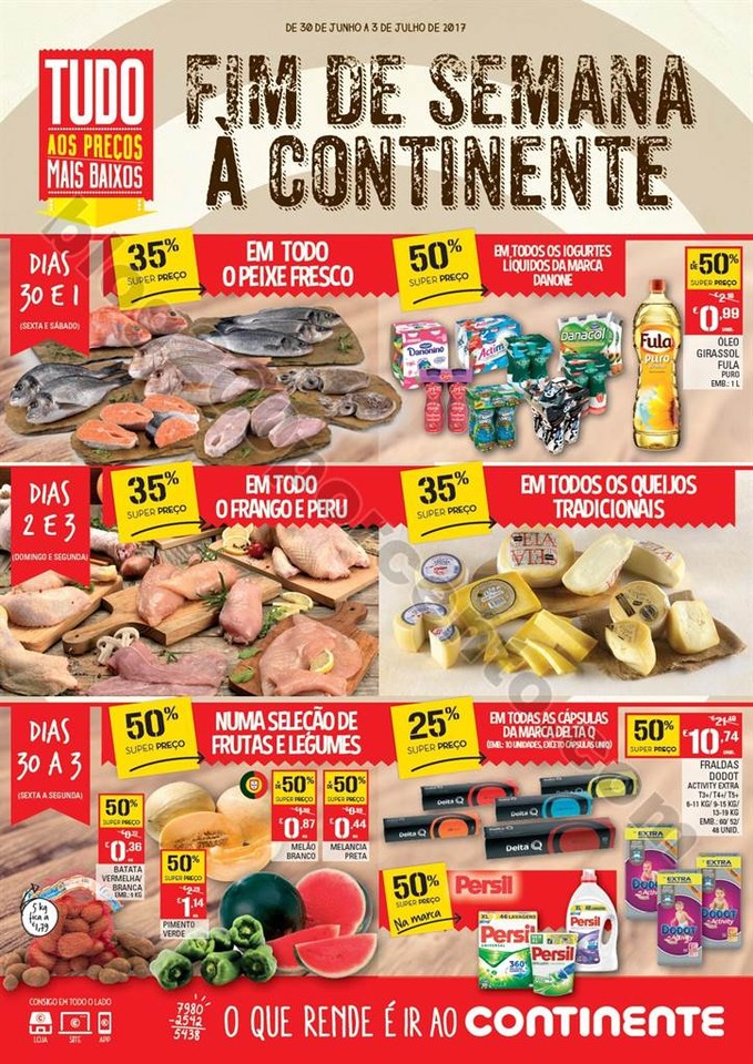 Antevisão Folheto CONTINENTE Fim de semana promo