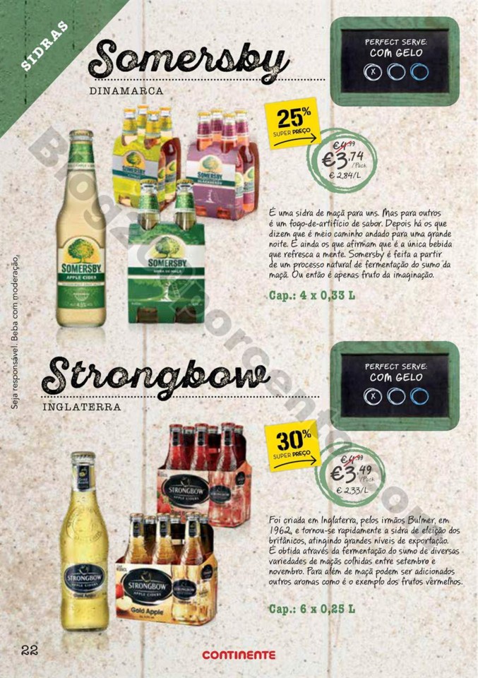 Antevisão Folheto CONTINENTE Especial cervejas de