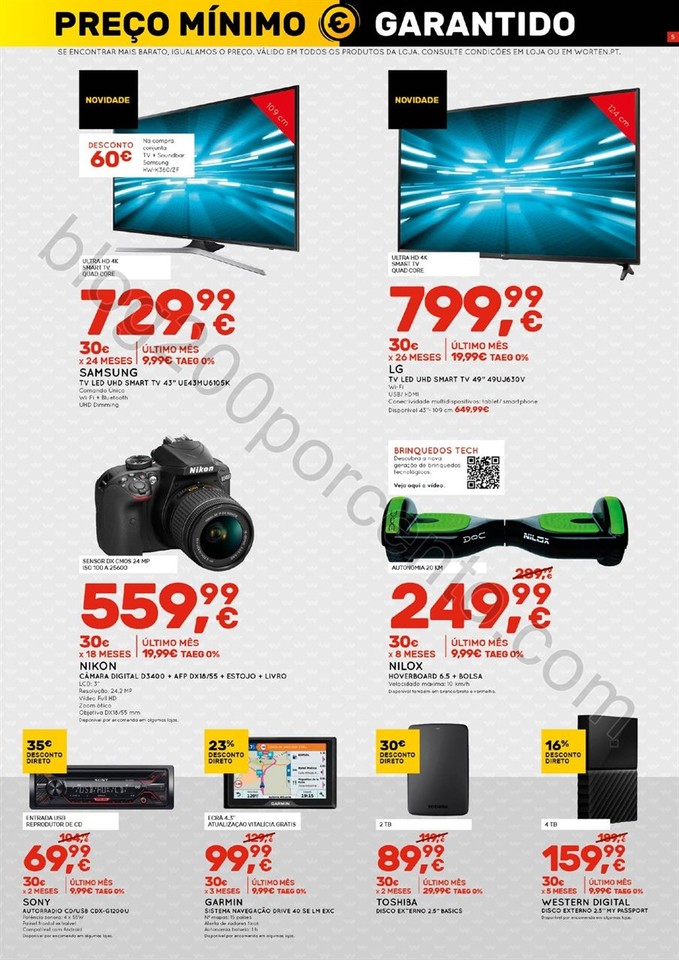 Antevisão Folheto WORTEN Promoções de 4 a 17 ma