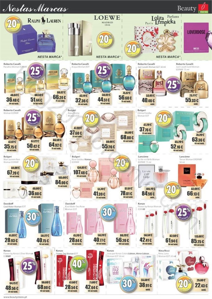 Antevisão Folheto BEAUTY STORES Perfumaria de 3 f