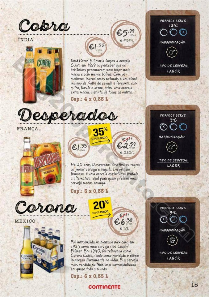 Antevisão Folheto CONTINENTE Especial cervejas de