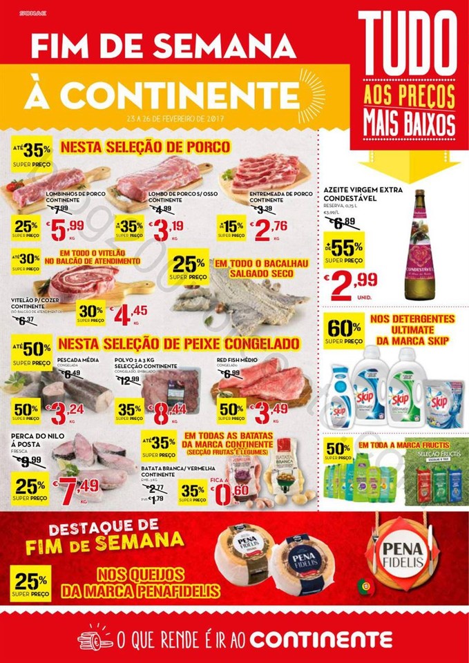 Antevisão Folheto CONTINENTE Fim de semana de 23 
