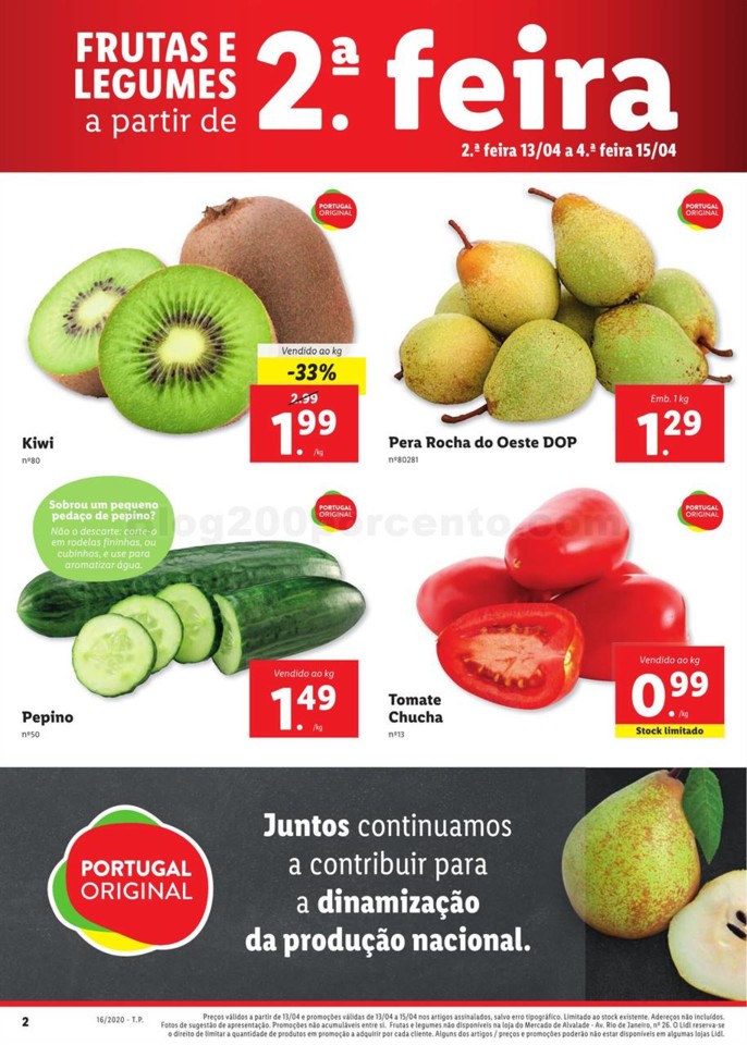 Antevisão Folheto LIDL Promoções de 13 a 19 abr