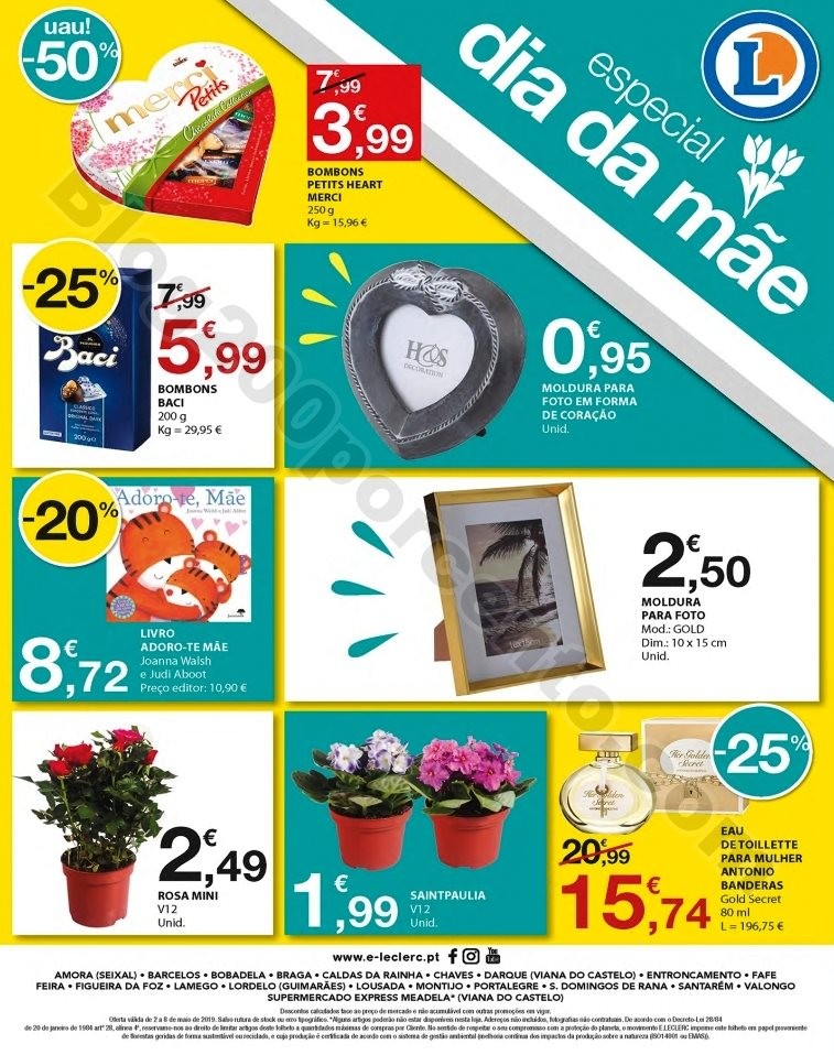 Antevisão Folheto E-LECLERC Promoções de 2 a 8 