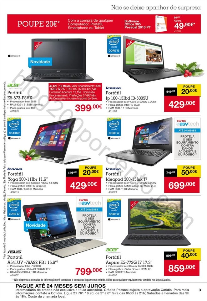 Antevisão Folheto STAPLES Promoções de 28 novem