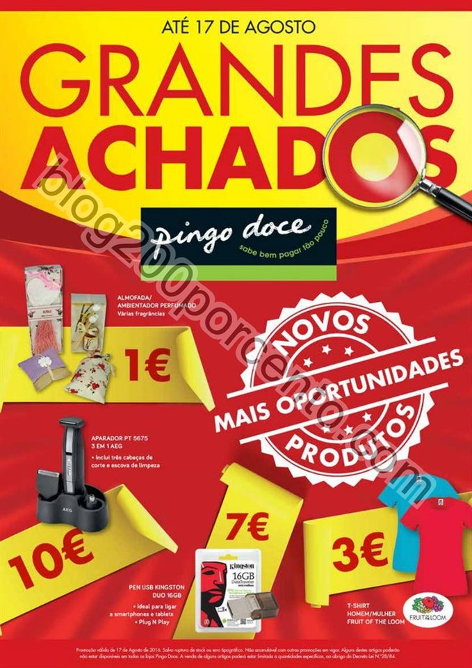 Novo Folheto PINGO DOCE Grandes Achados promoçõe