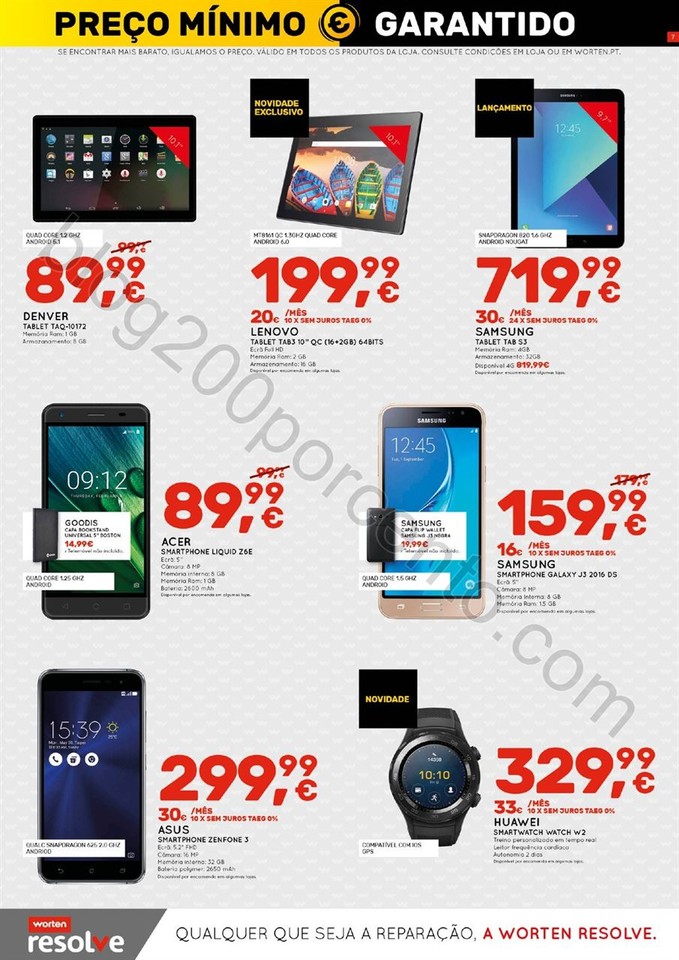 Antevisão Folheto WORTEN Promoções de 3 a 19 ab