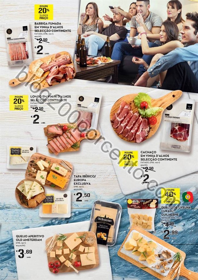 Antevisão Folheto CONTINENTE Cervejas e Mariscos 