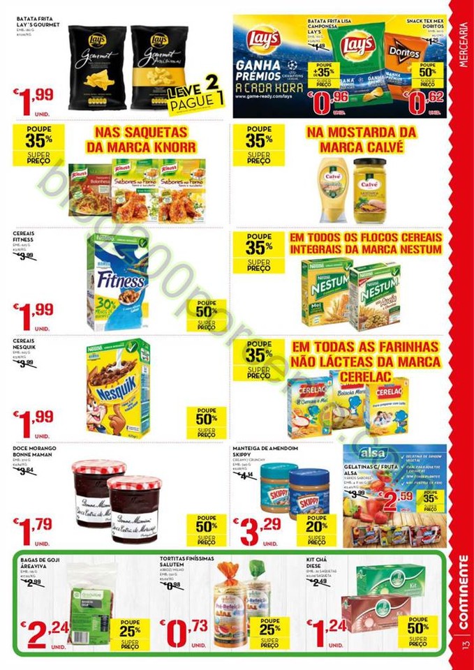 Antevisão Folheto MODELO - CONTINENTE Madeira de 