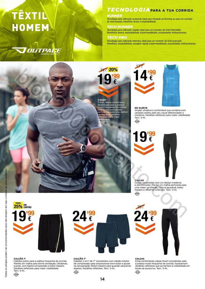 Novo Folheto SPORT ZONE Running de 14 setembro a 1