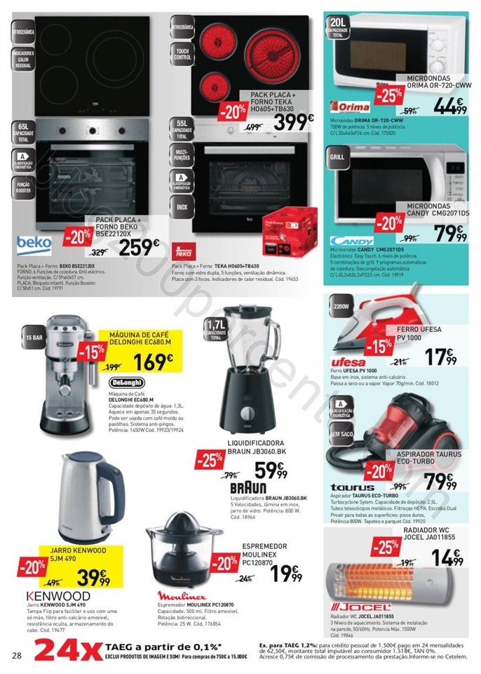 Novo Folheto CONFORAMA promoções de 9 a 23 fever