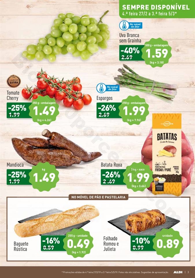 Antevisão Folheto ALDI Promoções a partir de 27
